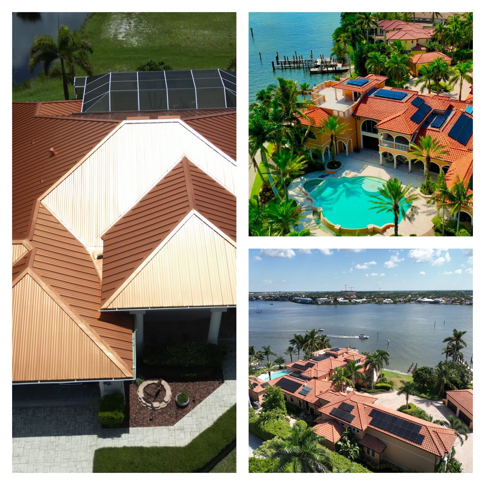 Green Coast Roofing & Solar project collage